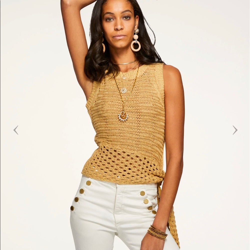 NWT(Sold Out) Ramy Brook Krystal Crochet Tank Top (M)